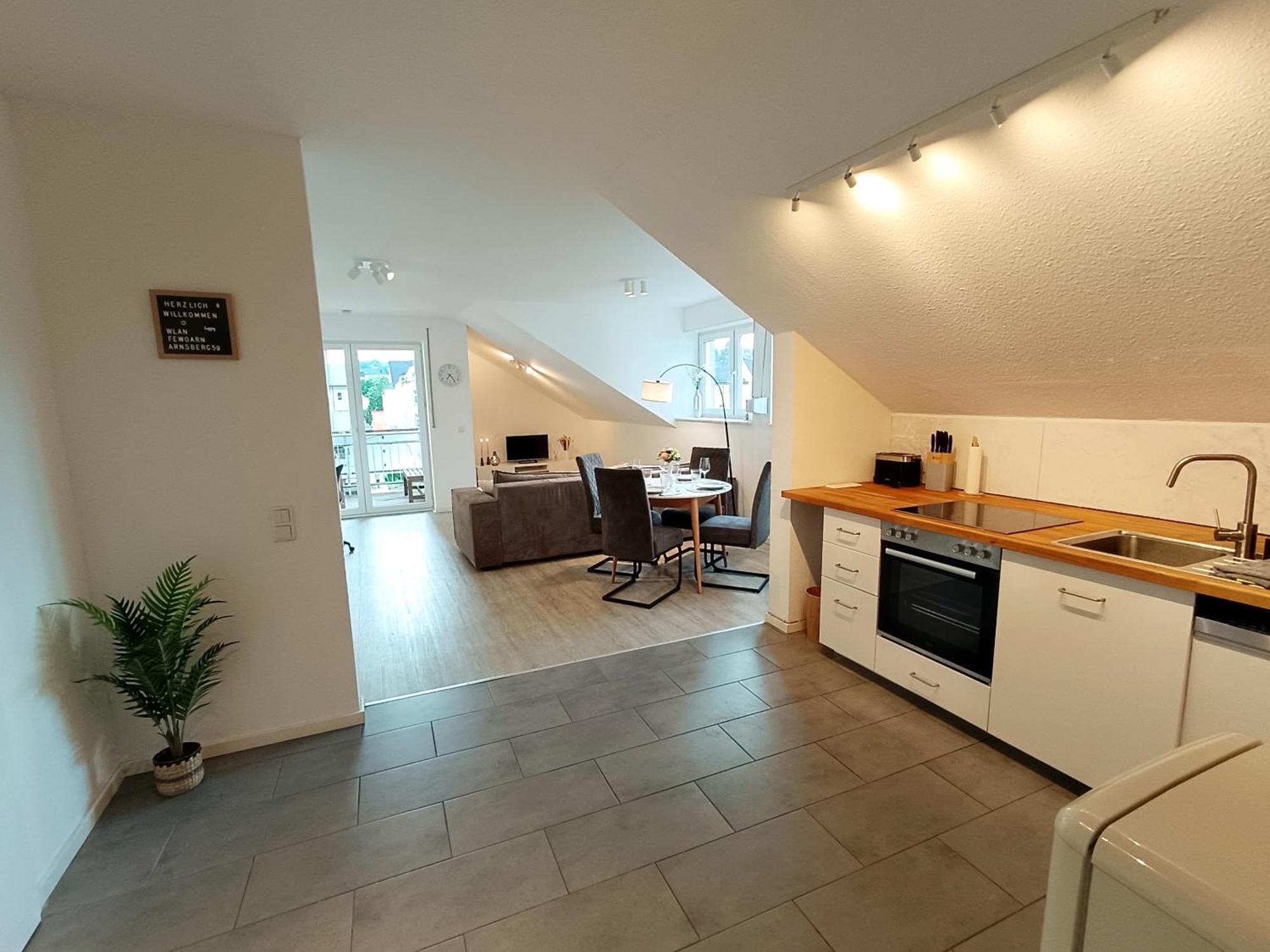 Ruhrheimat Ferienwohnung Am Ruhrtalradweg In Arnsberg Exterior foto